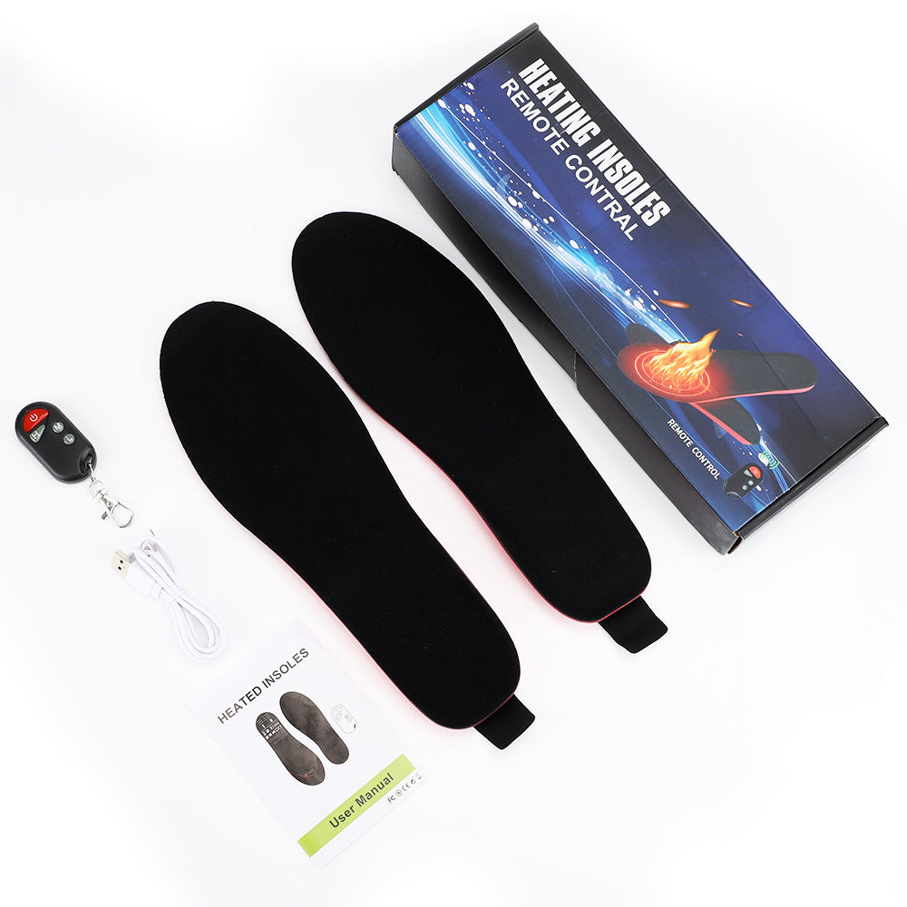 3-speed electric heating insole, USB charging heating insole, winter skiing warm insole, foot warmers for men and women