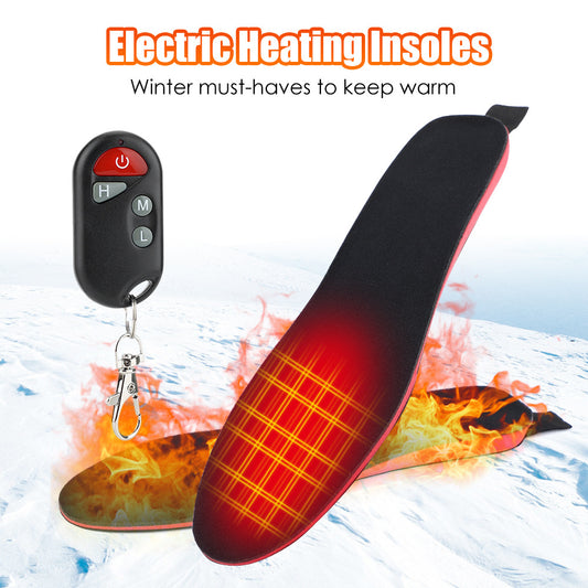 3-speed electric heating insole, USB charging heating insole, winter skiing warm insole, foot warmers for men and women