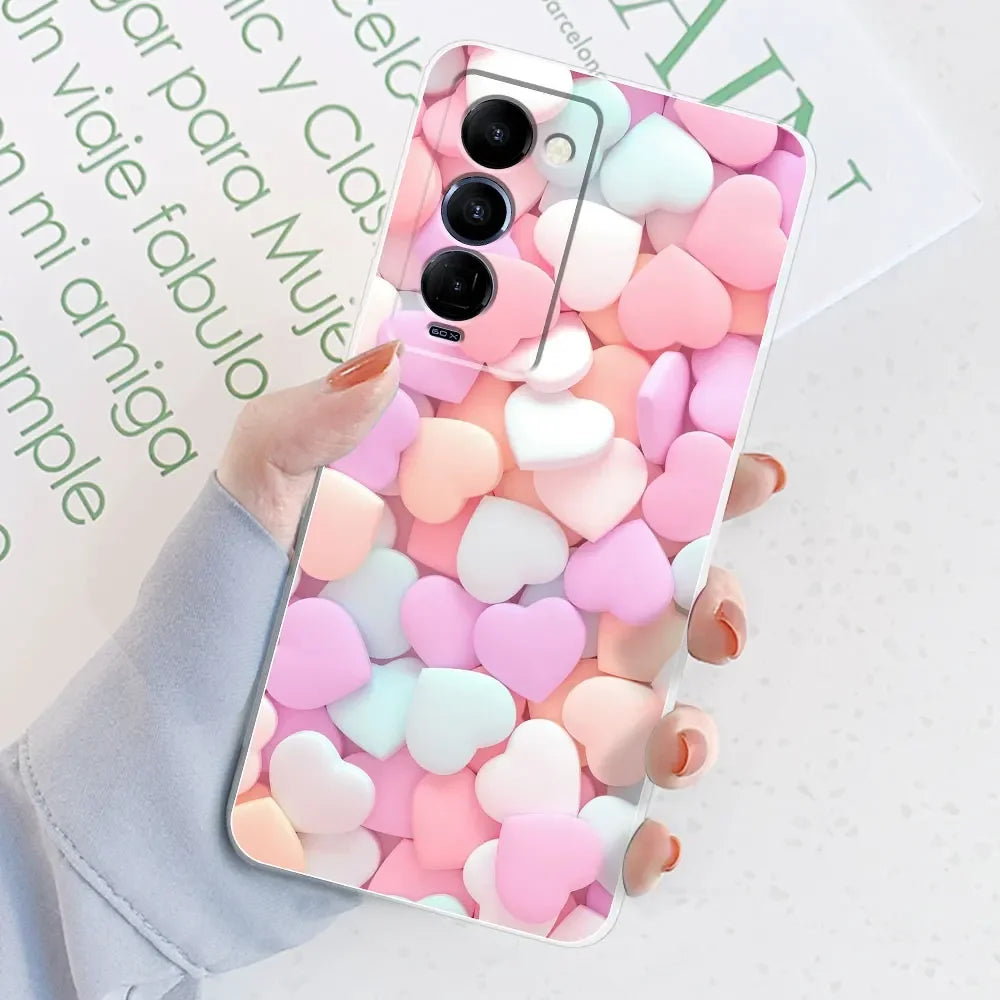 For Tecno Camon 18 Case Camon 18P Cover Marble Transparent Cases For Tecno Camon 18 P 18P Cute Silicone Clear Phone Bumper Bags