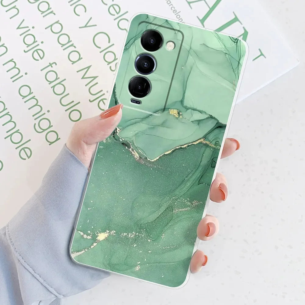 For Tecno Camon 18 Case Camon 18P Cover Marble Transparent Cases For Tecno Camon 18 P 18P Cute Silicone Clear Phone Bumper Bags